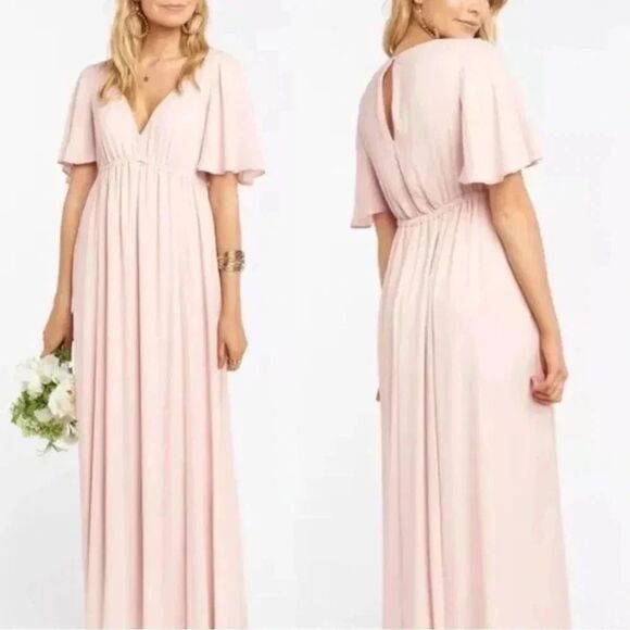 SHOW ME YOUR MUMU Pink Maxi Dress Small - Picture 1 of 5